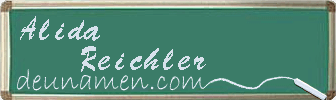 Alida Reichler Visitenkarte